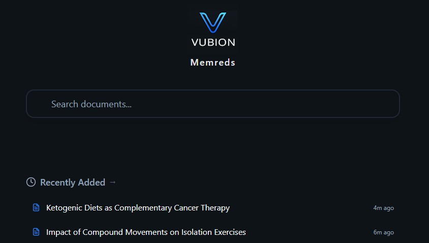 Vubion Memreds Research